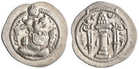 Sasanian drachm Peroz, DA (Darabgird) mint -