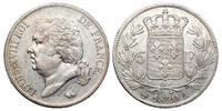France 5 Francs LOUIS XVIII -