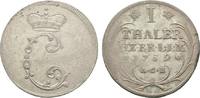 Braunschweig-Wolfenbüttel Leichter Taler Karl I. 1735-1780 -