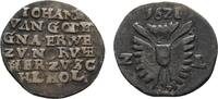 Schleswig-Holstein-Sonderburg 2 Schilling Lübsch Johann der Jüngere 1564-1622 -