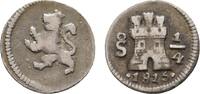 Chile 1/4 Real Fernando VII. 1808-1833 -