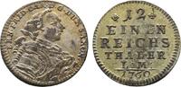 Sachsen-Hildburghausen 1/12 Taler Ernst Friedrich Karl 1745-1780 -