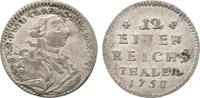 Sachsen-Hildburghausen 1/12 Taler Ernst Friedrich Karl 1745-1780 -