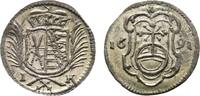 Sachsen-Albertinische Linie Pfennig Johann Georg III. 1680-1691 -