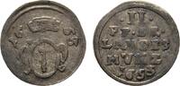 Brandenburg-Preußen Zwitter 2 Pfennig Friedrich Wilhelm 1640-1688 -