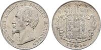 Sachsen-Meiningen Doppelgulden Bernhard Erich Freund 1803-1866 -