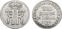 Hessen-Kassel 1/8 Taler Friedrich I. 1730-1751 -