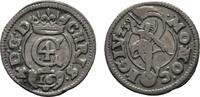 Schleswig-Holstein, Königliche Linie 1/16 Taler zu 3 Schilling Christian IV. 1588-1648 -