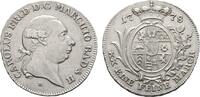 Baden-Durlach 1/2 Taler Karl Friedrich 1738-1806 -