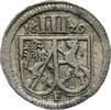 Bamberg, Bistum Einseitige 3 Heller Johann Georg Fuchs von Dornheim 1623-1633 -