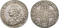 Braunschweig-Calenberg-Hannover 1/6 Taler Georg II. 1727-1760 -