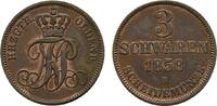 Oldenburg Cu 3 Schwaren Nicolaus Friedrich Peter 1853-1900 -