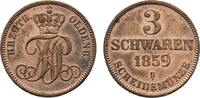 Oldenburg Cu 3 Schwaren Nicolaus Friedrich Peter 1853-1900 -