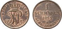 Oldenburg Cu 3 Schwaren Nicolaus Friedrich Peter 1853-1900 -