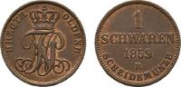Oldenburg Cu 3 Schwaren Nicolaus Friedrich Peter 1853-1900 -