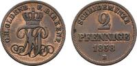 Oldenburg Cu 2 Pfennig Nicolaus Friedrich Peter 1853-1900 -