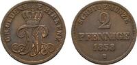 Oldenburg Cu 2 Pfennig Nicolaus Friedrich Peter 1853-1900 -