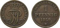 Oldenburg Cu Pfennig Nicolaus Friedrich Peter 1853-1900 -