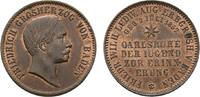 Baden-Durlach Cu Gedenkkreuzer Friedrich I. 1852-1907 -