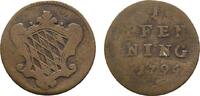 Bayern Cu Pfennig Karl Theodor 1777-1799 -