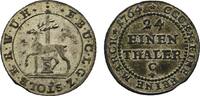 Stolberg-Stolberg 1/24 Taler Friedrich Botho und Karl Ludwig 1761-1768 -