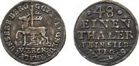 Stolberg-Stolberg Ausbeute 1/48 Taler Christoph Friedrich und Jost Christian 1704-1738 -