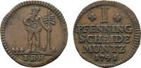 Braunschweig-Wolfenbüttel Cu Pfennig Karl I. 1735-1780 -