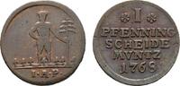Braunschweig-Wolfenbüttel Cu Pfennig Karl I. 1735-1780 -