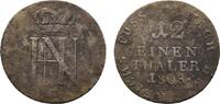 Westfalen, Königreich 1/12 Taler Hieronymus Napoleon 1807-1813 -