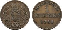 Schwarzburg-Rudolstadt Cu Kreuzer Friedrich Günther 1807-1867 -