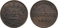 Schwarzburg-Rudolstadt Cu Kreuzer Friedrich Günther 1807-1867 -