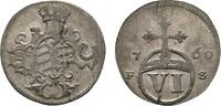 Sachsen-Weimar-Eisenach 6 Pfennig Anna Amalia 1758-1775 -