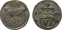 Sachsen-Weimar-Eisenach 6 Pfennig Anna Amalia 1758-1775 -