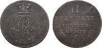 Braunschweig-Calenberg-Hannover Cu 2 Pfennig Georg IV. 1820-1830 -
