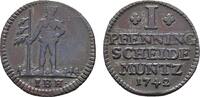 Braunschweig-Calenberg-Hannover Cu Pfennig Georg II. 1727-1760 -