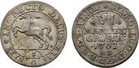 Braunschweig-Calenberg-Hannover 6 Mariengroschen Georg Ludwig 1698-1714 -