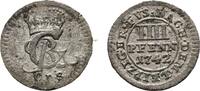 Braunschweig-Calenberg-Hannover 4 Pfennig Georg II. 1727-1760 -