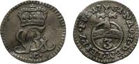 Braunschweig-Calenberg-Hannover 3 Pfennig Georg II. 1727-1760 -