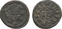 Braunschweig-Wolfenbüttel Cu 3 Flitter Kippermünzen im Gebiet Friedrich Ulrichs -