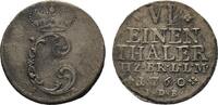 Braunschweig-Wolfenbüttel 1/6 Taler Karl I. 1735-1780 -