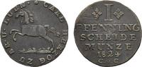 Braunschweig-Wolfenbüttel Cu Pfennig Karl 1815-1830 -