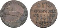 Braunschweig-Wolfenbüttel Cu 2 Pfennig Karl 1815-1830 -