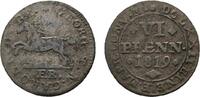 Braunschweig-Wolfenbüttel 6 Pfennig Karl 1815-1830 -