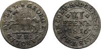 Braunschweig-Wolfenbüttel 6 Pfennig Karl 1815-1830 -