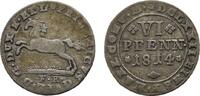Braunschweig-Wolfenbüttel 6 Pfennig Friedrich Wilhelm 1806-1815 -