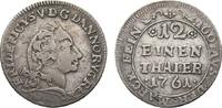 Oldenburg 1/12 Taler Friedrich von Dänemark 1746-1766 -