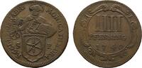 Osnabrück, Bistum Cu 4 Pfennig Domkapitel 1740 -