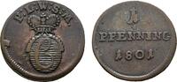 Löwenstein-Wertheim-Rochefort Cu Pfennig Dominik Constantin 1789-1806 -