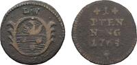 Löwenstein-Wertheim-Rochefort Cu Pfennig Gemeinschaftsprägungen mit Virneburg ab 1767 -
