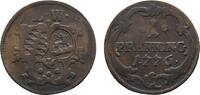 Löwenstein-Wertheim-Rochefort Cu Pfennig Gemeinschaftsprägungen mit Virneburg ab 1767 -